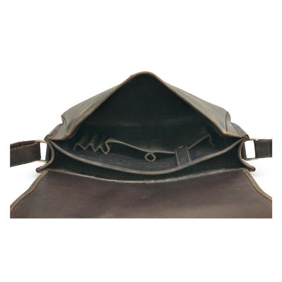 Genuine Leather Unisex Messenger Bag
