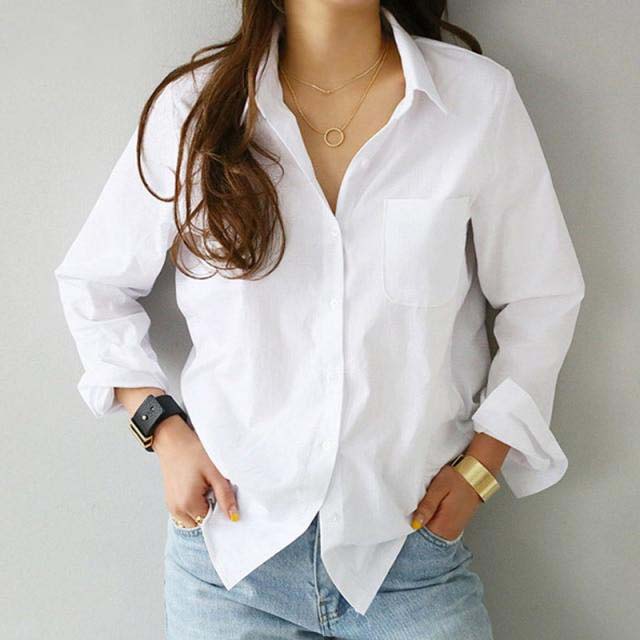 Lady White Shirt